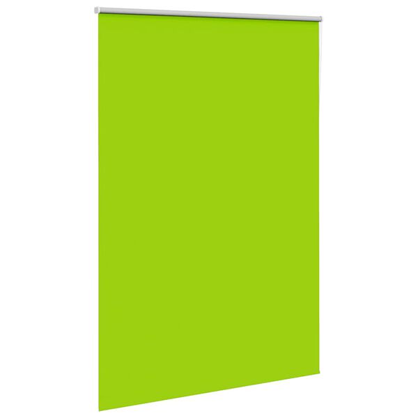 vidaXL Roller Blind Leaves Green 100% Polyester 65 x 82.7 in