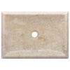 vidaXL Sink Cream 19.7"x13.8"x3.9" Marble