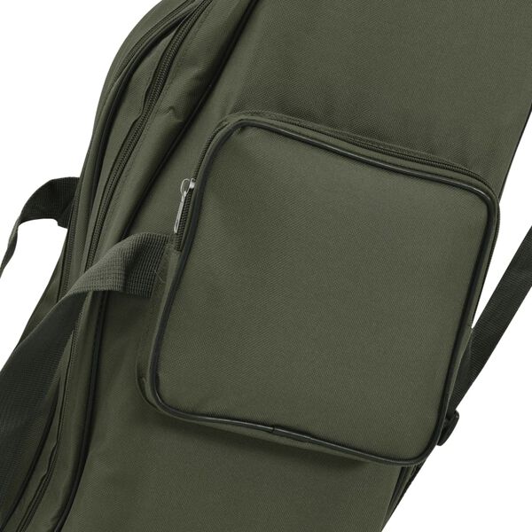 vidaXL Fishing Rod Bag Dark Green 63" Oxford Fabric