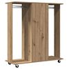 vidaXL Wardrobe artisan oak 102 x 38 x 110 cm Engineered wood