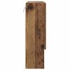 vidaXL Mirror Cabinet Old Wood 23.23 x 6.69 x 21.65 in Engineered Wood