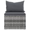 vidaXL Garden Sofa Set Grey