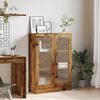 vidaXL Book Cabinet Old wood Engineered wood Medium Book Cabinet