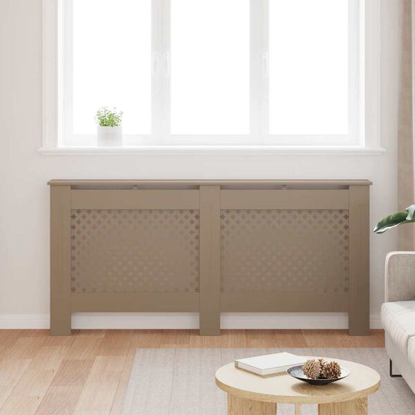 vidaXL Radiator Cover 67.7"x7.5"x32.1" MDF
