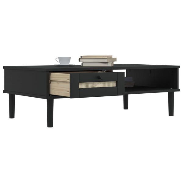vidaXL Coffee Table Black