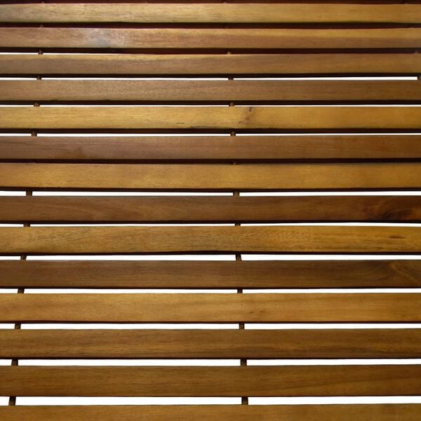 vidaXL Bath Mat Set of 3 Natural Acacia Acacia Hardwood 31.5 x 19.7 in