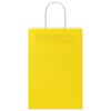 vidaXL Paper Bags 250 pcs with Handles Yellow 21x11x31 cm