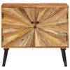 vidaXL Sideboard Natural wood with brown and golden streaks Solid mango wood