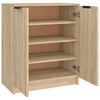 vidaXL Shoe Cabinet Sonoma Oak Engineered wood Medium Shoe Cabinet