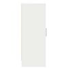 vidaXL Shoe Cabinet White Engineered wood Compact Shoe Cabinet
