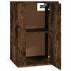 vidaXL 2 Piece Wall-mounted TV Cabinet Set Smoked Oak 15.7x13.6x23.6"