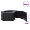 vidaXL Rubber Edge For Snow Plow Black Styrene-butadiene rubber