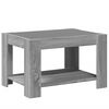 vidaXL Coffee Table Grey Sonoma Engineered wood Medium Coffee Table