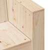 vidaXL Garden Sofa Natural wood Solid pine wood Medium Durable
