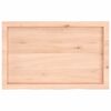 vidaXL Bathroom Countertop 31.5 x 19.7 x (0.8-2.4) " Untreated Solid Wood