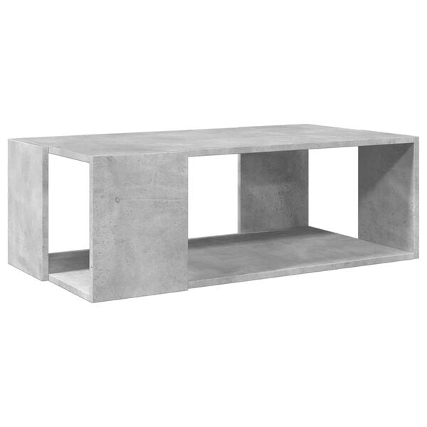 vidaXL Coffee Table Concrete grey Engineered wood Low Coffee Table