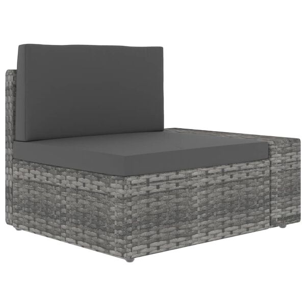 vidaXL Garden Lounge Set Grey and anthracite