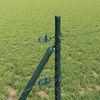vidaXL Fence with Posts Gray 0.6 x 100 m PVC-coated steel