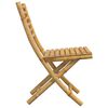 vidaXL Garden Chair Set of 6 Natural Bamboo Standard Foldable