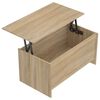vidaXL Coffee Table Sonoma Oak Engineered wood Medium Coffee Table