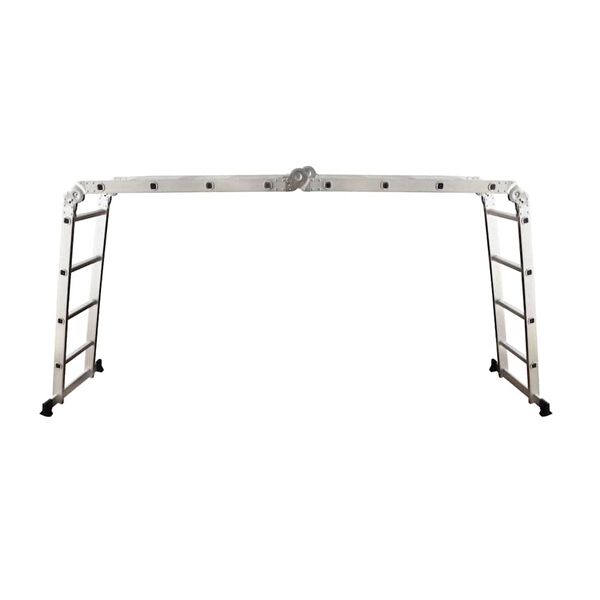 vidaXL Aluminium Step Ladder 8 Steps 330.7 lb