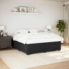 vidaXL Bed Frame Black Velvet, Plywood, Engineered wood, Solid pine wood