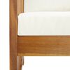 vidaXL Garden Lounge Set Cream white, Wood Solid acacia wood Medium