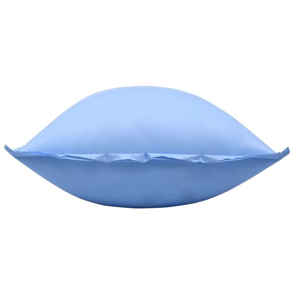 vidaXL Pool Pillow Set of 2 Blue PVC 43.3 in x 43.3 in