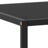 vidaXL Coffee Table Black Tempered glass Medium Durable Coffee Table
