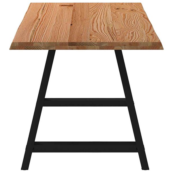 vidaXL Dining Table Light brown, Black