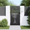 vidaXL Garden Gate 33.5"x68.9" Corten Steel Tree Design