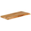 vidaXL Table Top Natural Solid mango wood 31.5 x 11.8 x 1.0 in Table Top