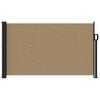 vidaXL Retractable Side Awning Taupe