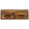 vidaXL Wall-mounted TV Cabinet Multicolor Solid reclaimed wood Small
