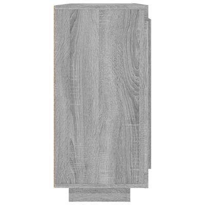 vidaXL Sideboard Gray Sonoma 36.2"x13.8"x29.5" Engineered Wood