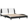 vidaXL Bed Frame Black and white