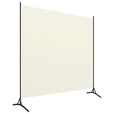 vidaXL 1-Panel Room Divider Cream White 68.9"x70.9"