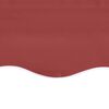 vidaXL Replacement Awning Fabric Burgundy red 100% Polyester with PU coating