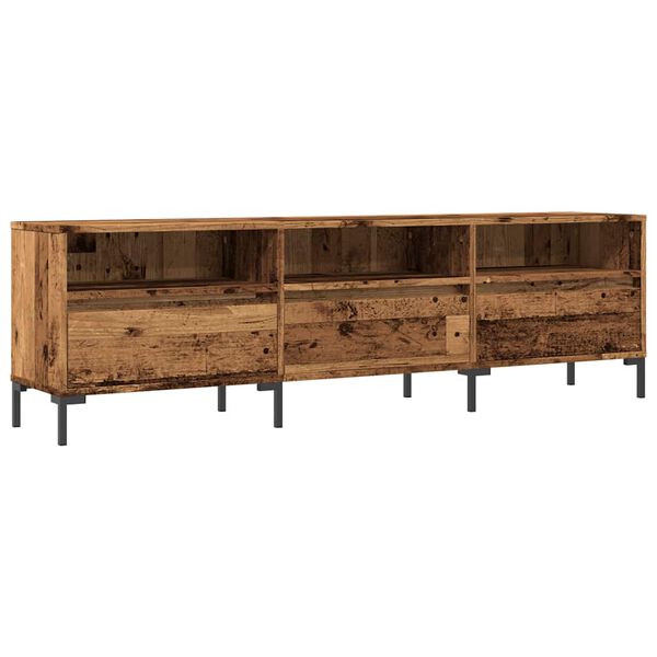 vidaXL TV Cabinet Old wood Engineered wood, Iron Large TV Cabinet