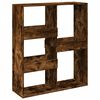 vidaXL Room Divider Smoked Oak Engineered wood Medium Room Divider