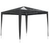 vidaXL Party Tent Anthracite Polyethylene, Steel 8.2 x 8.2 ft