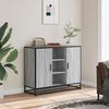 vidaXL Sideboard Grey Sonoma Engineered wood Medium Sideboard