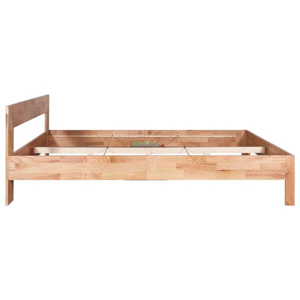 vidaXL Bed Frame Oak Solid Oak Wood Double Tough Bed Frame