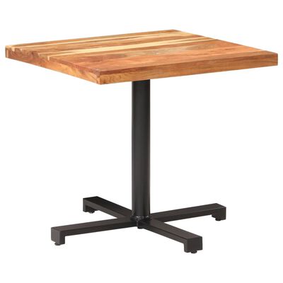 vidaXL Bistro Table Square 31.5"x31.5"x29.5" Solid Acacia Wood