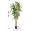vidaXL Artificial Bamboo Tree Green