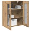 vidaXL Wall Cabinet Wall-mounted Artisan Oak 27.36 x 13.39 x 35.43 in