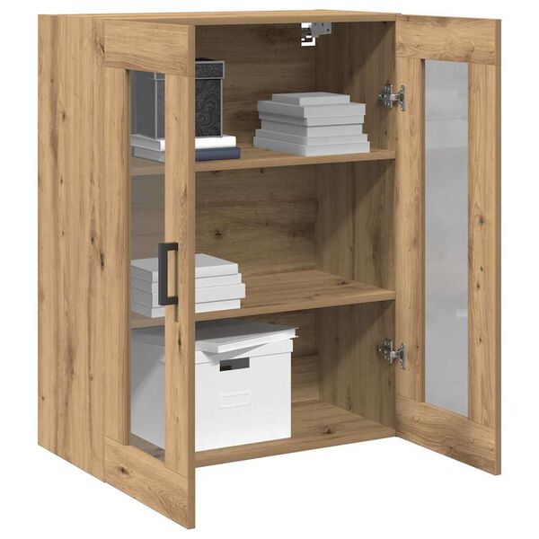 vidaXL Wall Cabinet Wall-mounted Artisan Oak 27.36 x 13.39 x 35.43 in