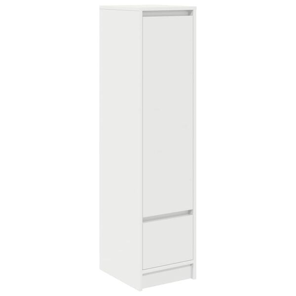 vidaXL Highboard White Engineered wood Tall Highboard Rectangular