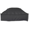vidaXL Pallet Cushion Set 2 pcs Black 47.24 x 15.75 x 3.15 in