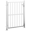 vidaXL Garden Gate 39.4" x 47.2" Stainless Steel